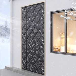 단열커튼 현관 방한커튼 방한패딩커튼 중문 보온 우풍 겨울 커튼