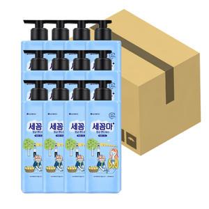 세균아꼼짝마 480ml 용기X12개입(1박스) 레몬버베나향 파우더향 손세정제 핸드워시