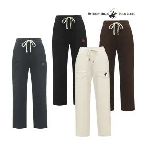 [비버리힐스폴로클럽]여성 베이직 기모 카고 트레이닝 팬츠 SL961