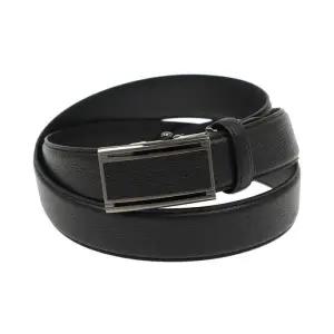[롯데백화점]에스티듀퐁 블랙 흑사틴 사각 버클 자동 벨트 TE4SMBTAB103TBK