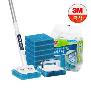 갤러리아 [3M]크린스틱 뉴올인원 욕실청소용 핸들+롱핸들+리필8입