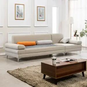 HD현대의료기 모짜르트소파 4인 SF 카우치 그린팔보석 돌소파