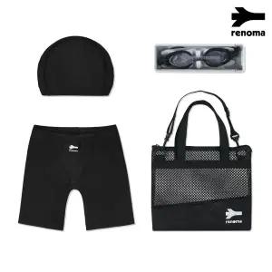 [롯데백화점]레노마 남아동생존키트수영복수경수모세트 RN-BS2D809SET_BK