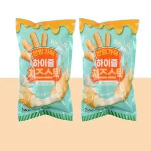 하이즐 치즈스틱 750g (25g x 30개) 2봉 롯데리아치즈스틱 냉동치즈스틱 치즈스틱대
