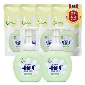 온더바디 세꼼마 핸드워시 그린 250mlx2개 + 200ml리필x4개