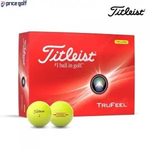 [타이틀리스트 정품] 2024 트루필(TRUFEEL) 2피스 골프공 (화이트,옐로우)