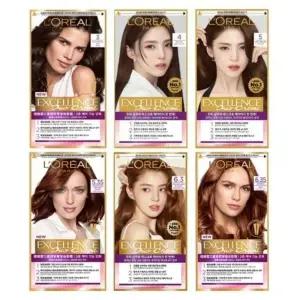 로레알파리 엑셀랑스 듀오 크림 96g(5호 자연 갈색) x3개