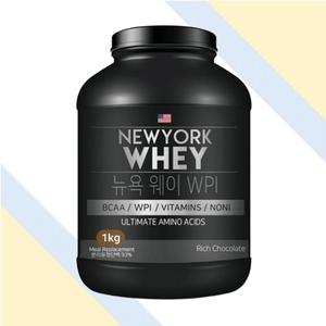 유당제로 뉴욕웨이 WPI 1kg 초코맛 단백질 쉐이크 보충제 프로틴