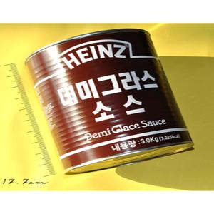 [박스]하인즈 데미그라스소스 3kg x 6캔  데미글라스