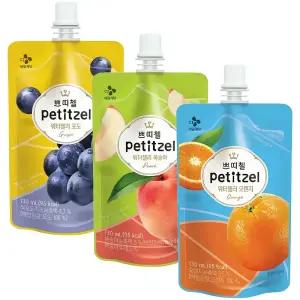 쁘띠첼 워터젤리 포도 복숭아 오렌지 130g