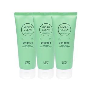 해피바스 마이크로 클린 솝베리 클렌징폼 150g x3