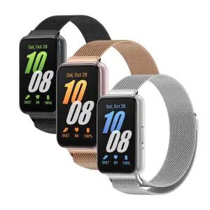 갤럭시핏3 스트랩 호환 밀레니즈루프 메탈 시계 줄질