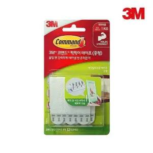 3M 코맨드 테이프 찍찍이 17204 중형