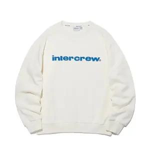 [인터크루] 아카이브 로고 맨투맨 크림 ITY1TM31GCM