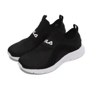 휠라여성 니트 슬립온 - 블랙