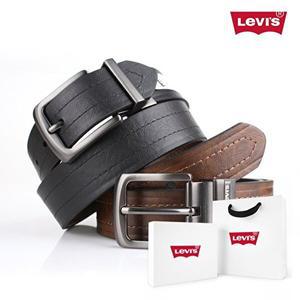 [리바이스]리바이스 남성벨트 가죽 양면 벨트 2223 BL06 (선물포장세트)