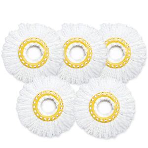 올뉴 페달청소기 전용 극세사걸레 백색 5장 통돌이회전걸레 회전밀대