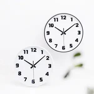 해피아워 무소음벽시계 벽걸이시계 인테리어 강화유리 거실 마루 사무실