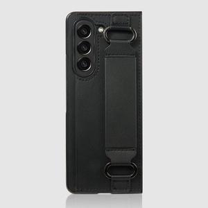 [디자인스킨](김해점)( 갤럭시 Z폴드6 ) 밴딩 레더 스트랩-블랙 [ITM34848]