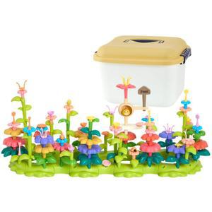 정원만들기 플라워가든 블록 137p 감각발달 교구 어린이집 선물용