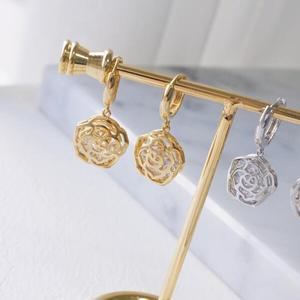 [아트박스]/신상오픈런 제사르 큐빅 여성 원터치 이어링 링 꽃 하객룩