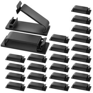 캔모어 케이블 와이드 전선 선 정리 고정 클립 흰색(5홀) 25개