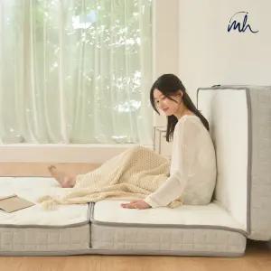 몽스홈 3단 접이식 13cm 본넬 스프링 매트리스