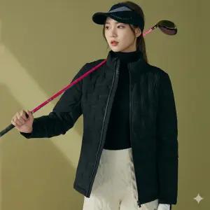 [커터앤벅]커터앤벅 여성 시그니처 바이브 스윙 하이브리드 다운자켓 BK