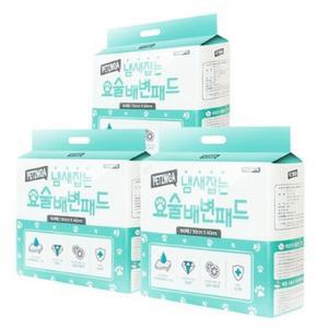 프리미엄 냄새잡는 요술배변패드_표준형 100매 3팩