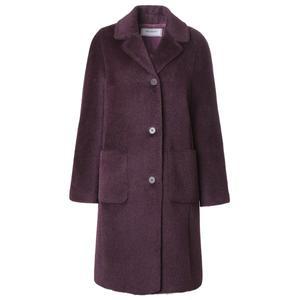 [벨리시앙](의정부점)수입소재 테일러드카라 알파카 블렌딩 롱코트_LC2404