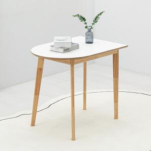 밀키우드 800X600 반원형 테이블 주방 식탁 카페 HPM