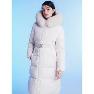 [롯데백화점]올리브데올리브 슬림핏 벨티드 롱 구스다운 점퍼@벨트(OP4XM114)