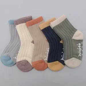 유아동양말 d배색메이플 5족세트 남여아공용/아동/양말/유아/어린이