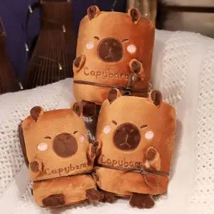 카피바라 포근 무릎담요 동물 애니멀 밍크퍼 단체선물 캠핑 캐릭터 극세사 부드러운 학교 사무실