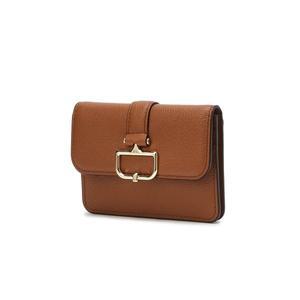 [닥스](강남점)DCHO5E552W2 브라운 D버클 장식 카드지갑