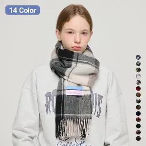 [로아드로아]홀리데이 에디션 체크 머플러 (14색상)