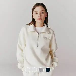 여 기모 테리 하프집 아노락 323932