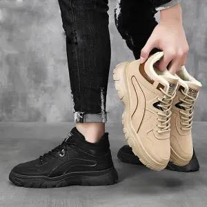 [바이시유] 신상 남성 남자 방한화 털신발 겨울 스니커즈 운동화 빌리브