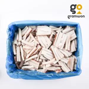 대왕오징어 귀채(칼집X) 4kg 7mm 무라+드라이 무료 구성 벌크 튀김용 볶음용 짬뽕용