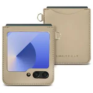 갤럭시 Z플립7 FE 6 5 4 유니크 레더 카드 케이스