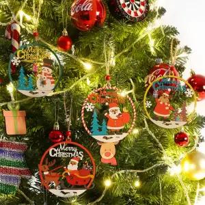 크리스마스 오너먼트 만들기 세트 팬시우드 12월 성탄절 트리 장식 소품 재료 미술 diy 키트 돌봄 방과후 교구