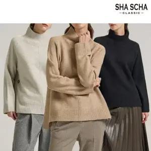 [홈쇼핑인기]샤샤 울 블랜디드 니트 1종