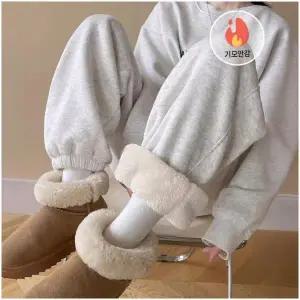 [1+1할인]타운 양털 기모 조거팬츠