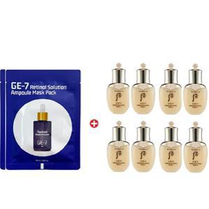 GE7 레티놀 에코 마스크2매/더후 천기단 화현2종세트각25mlx4세트(밸런스+로션)