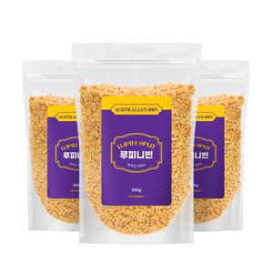 푸드모아 루피니빈 콩 루핀콩 루피니콩 고단백 식이섬유 500g 3개