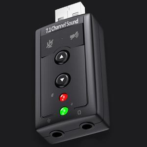 USB포트 소리출력아답터 헤드셋연결 7.1채널 오디오카드