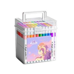 노르노르 방수 수채화 아크릴 마카펜 36색 1세트