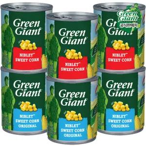 탱글식감 그린자이언트 스위트콘 니블렛195g 3캔 + 오리지날 195g 3캔