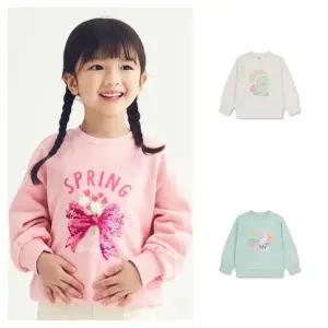 [대구백화점] [탑텐키즈] 라이트 테리 더블시퀸 스웨트셔츠(MKF1TR2102)