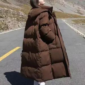 [하프클럽/셀러허브_여성트랜드패션]ONM 여성 후드 데일리 빵빵 롱패딩 보온